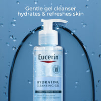 Thumbnail for Eucerin Hydrating Cleansing Gel, Daily Face Wash And Makeup Remover Formulated With Hyaluronic Acid, 6.8 Fl Oz Bottle