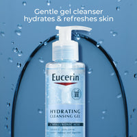 Thumbnail for Eucerin Hydrating Cleansing Gel, Daily Face Wash and Makeup Remover Formulated with Hyaluronic Acid, 6.8 Fl Oz Bottle