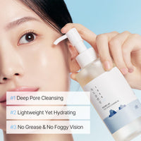 Thumbnail for ROUND LAB 1025 Dokdo Cleansing Oil 6.76 Fl Oz, Lightweight Oil Cleanser for Face, Makeup Remover for Sensitive Skin, Blackhead and Pore Cleansing, Easy to Wash Off, No Oily Residue, Korean Skin Care