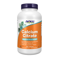 Thumbnail for NOW Foods Supplements, Calcium Citrate with Vitamin D, Magnesium, Zinc, Copper, and Manganese, 250 Tablets