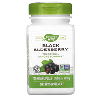 Thumbnail for Nature's Way Black Elderberry 100 capsules Pack of 3