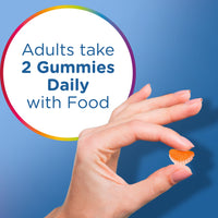 Thumbnail for Centrum MultiGummies Multi+ Dual Action Mental Focus Adult Multivitamin with Caffeine from Green Tea, Supports Mental Focus, Attention and Alertness, Lemon/Orange Flavors - 90 Count