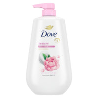 Thumbnail for Dove Body Wash with Pump Renew Peony & Rose Oil For 24hr Lotion-Soft Skin Moisturizing Skin Cleanser with No Sulfates No Parabens 30.6 Oz