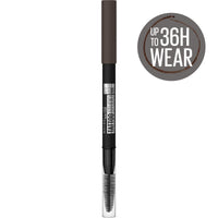 Thumbnail for Maybelline TattooStudio Waterproof Eyebrow Pencil, Sharpenable, Longwear, Long Lasting, Pigmented Eyebrow Pencil for Defined Brows, Black Brown, 1 Count
