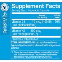 Thumbnail for The Vitamin Shoppe Vitamin K2 MK-7 100 MCG - Bone Density & Arterial Health | Menaquinone-7 | 90 Capsules | Vegan