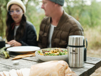 Thumbnail for STANLEY Classic Food Jar and Spork 18 oz | Vacuum Insulated Food Container | Wide Mouth Screw On Lid | Packable for Travel | Stainless Steel with Leakproof Lid | BPA-Free | Stainless Steel