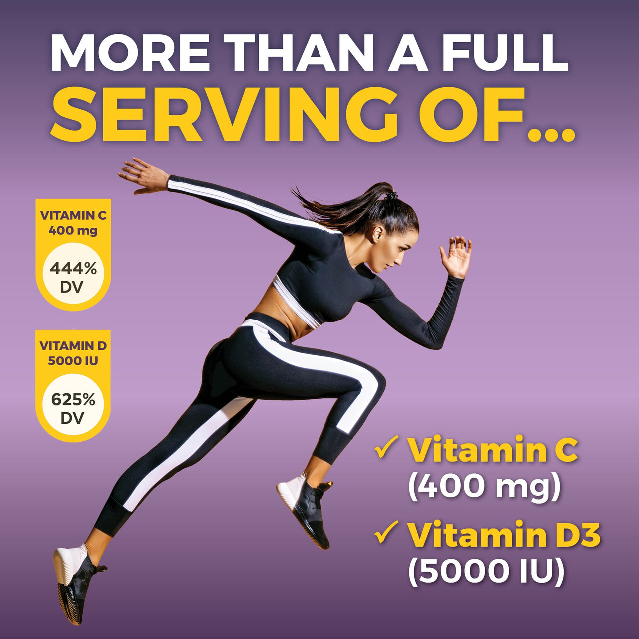 Viva Naturals Elderberry with Vitamin C and Zinc for Adults - 5 in 1 Sambucus Black Elderberry Capsules with Vitamin D3 5000 IU Immunity Supplement, Sambucus Elderberry Immune Support Supplement