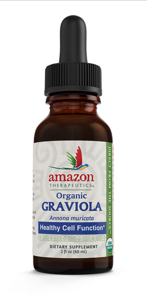 Amazon Therapeutic Laboratories Organic Graviola (Annona Muricata) Liquid Extract (2 fl oz)