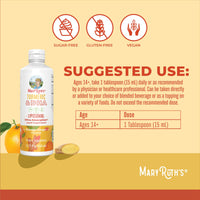 Thumbnail for MaryRuth Organics | Liposomal Turmeric & DHA | Curcumin | Ginger Root Oil | Algal DHA & Vitamin E | Cognitive Function | Mood Support | Joint Health | Liquid Supplement | 15.22 oz