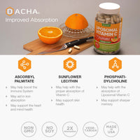 Thumbnail for DACHA Natural Liposomal Vitamin C - 1700mg, 200 Capsules, Immune System & Collagen Booster, High Absorption Fat Soluble VIT C, Buffered, Skin Vitamins, Vegeterian, Vegan