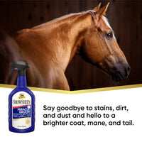 Thumbnail for Absorbine ShowSheen Miracle Groom Waterless Shampoo, 5-in-1 Formula for Coat, Mane & Tail, 32oz