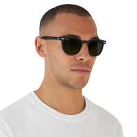 Thumbnail for Ray-Ban RB2298 Hawkeye Square Sunglasses, Black/Green, 50 mm