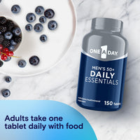 Thumbnail for One A Day Men's Multivitamin 50+ Daily Essentials | Multivitamin for Men 50 Plus Supports Immune Health, Healthy Brain Function & Physical Energy | Vitamins for Men with Vitamin C & Zinc, 150 Count