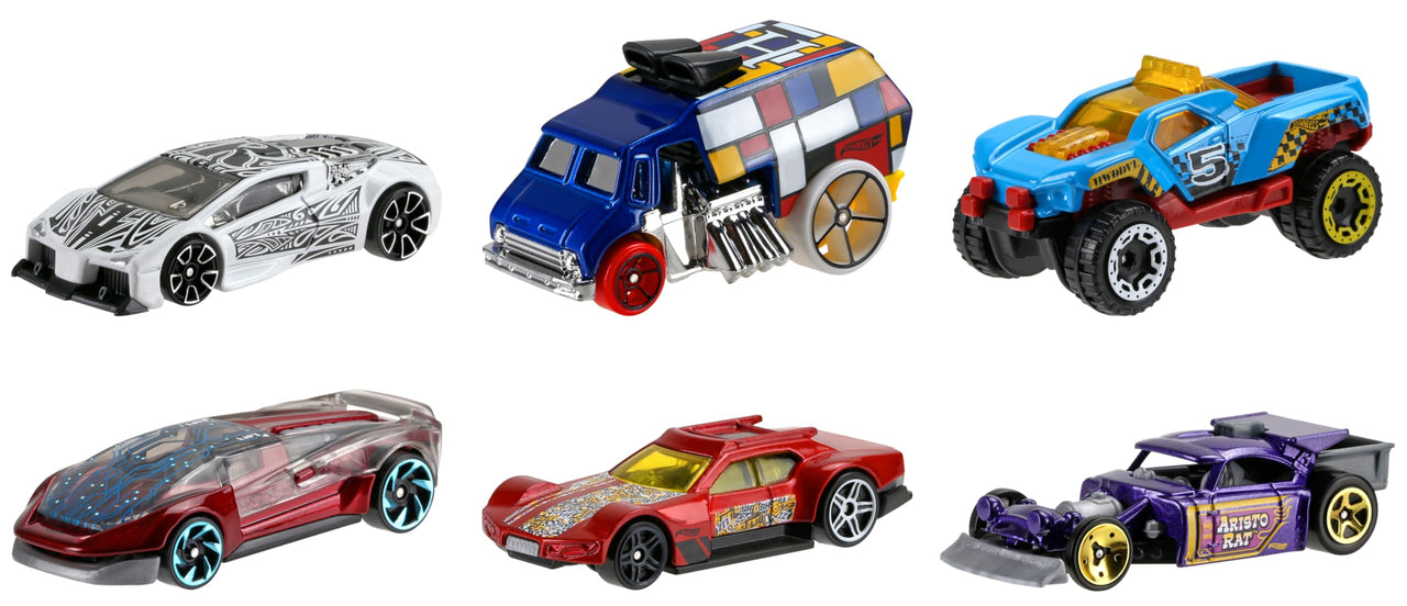 Hot Wheels Toy Cars or Trucks, Set of 72 Individually Packaged 1:64 Scale Cars, Rescue Vehicles or Trucks (Styles May Vary; May Include Duplicates)