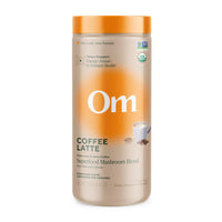 Thumbnail for OM MUSHROOM SUPERFOOD Coffee Latte Blend – Functional Mushroom Powder with Lion’s Mane, Cordyceps, Reishi & Chaga – Energy, Focus & Mental Clarity Support – 8.47 oz Canister (30 Servings)