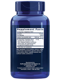 Thumbnail for Life Extension Vitamin C and Bio-Quercetin®, Cardiovascular Health Supplement, Immune Support, Highly absorbable, quercetin, Vitamin C, Gluten Free, Non-GMO, Vegetarian, 250 Tablets