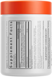 Thumbnail for Codeage Whole Food Vitamin C Supplement - Acerola Cherry, Camu Camu, Amla Berry & Rose HIPS Blend - Citrus Bioflavonoids - Instantfood Energy Vitamins - 500mg Vitamin C Pills - Non-GMO - 60 Capsules