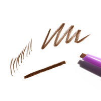 Thumbnail for Kosas Brow Pop - Longwear Eyebrow Makeup, Dual-Sided Defining Pencil with Castor Oil for Soft, Natural Look of Real Hair - Medium Chocolate Brown