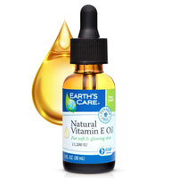 Thumbnail for Earth's Care Natural Vitamin E Oil - 100% Natural Vitamin E Oil for Skin and Hair - 1 Fl OZ