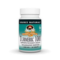 Thumbnail for Source Naturals Turmeric 1000, Supports the Bodyâ€™s Healthy Inflammatory Response*, 1,000mg - 30 Tablets