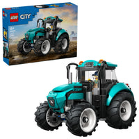 Thumbnail for LEGO City Tractor Building Toy for Kids - Pretend Play Farm Vehicle for Boys & Girls, Ages 7+ - Tractor Toy W/Farmer Minifigure - Gift Idea for Birthdays - 60498