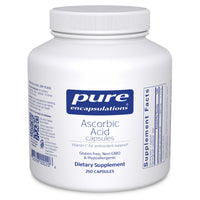Thumbnail for Pure Encapsulations Ascorbic Acid Capsules - 1,000 mg Vitamin C - Antioxidant & Immune Support* - High-Potency Vitamin C - Vegan & Non-GMO - 250 Capsules