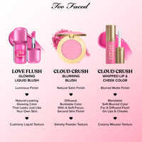 Thumbnail for Too Faced Cloud Crush Blurring Blush | Velvety, Blendable, High Pigment Powder Blush for Cheeks, 0.17 Ounce, Super Candy Clouds
