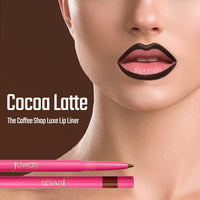 Thumbnail for Juvia's Place Coffee Shop Luxe Lip Liner - Cocoa Latte - Colorstay Matte Finish Lip Pencil, Makeup for Natural Long Lasting Beauty and Sensational Wear, Lip Stain Kiss Proof Cosmetics