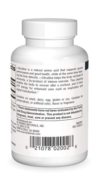 Thumbnail for Source Naturals L-Citrulline - Supports Exercise Recovery, Energy and Detoxification*, 1,000 mg - 30 Tablets