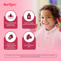 Thumbnail for MaryRuth's Liquid Morning Multivitamin for Kids | Kids Multivitamin | Immune Support Supplement | Vitamin C | Vitamin D | Essential Nutrients | Vegan | 30-180 Servings | 15.22 fl oz