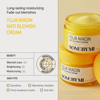 Thumbnail for SOME BY MI Yuja Niacin Anti Blemish Cream – 2.02oz, 60ml – Korean 5% Niacinamide Face Moisturizer to Brighten Dull-Looking Skin – Dark Spot Remover with Alpha-Bisabolol for Face – Korean Skin Care