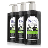 Thumbnail for Biore Deep Pore Charcoal Face Wash, Daily Facial Cleanser for Dirt & Makeup Removal, for Oily Skin, 6.77 Oz, Pack of 3