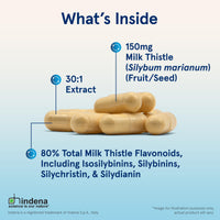 Thumbnail for Jarrow Formulas Milk Thistle Supplement 150 mg. 30:1 Milk Thistle Extract Standardized to 80% Total Flavonoids, Dietary Supplement for Liver Function Support, 200 Veggie Capsules, Up to 200 Day Supply