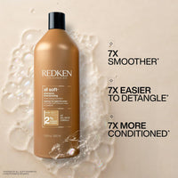 Thumbnail for Redken All Soft Shampoo | Moisturizes and Deeply Hydrates| Softens, Smooths, and Adds Shine| Nourishing Shampoo for Dry Hair | Safe for Color-Treated Hair | With Argan Oil