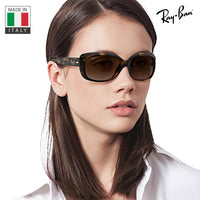 Thumbnail for Ray-Ban RB4101 Jackie Ohh Polarized Butterfly Shape Sunglasses With Eyewear Kit Bundle - High Bridge Fit - Ideal Formal and Casual Eyewear - Beach Sunglasses