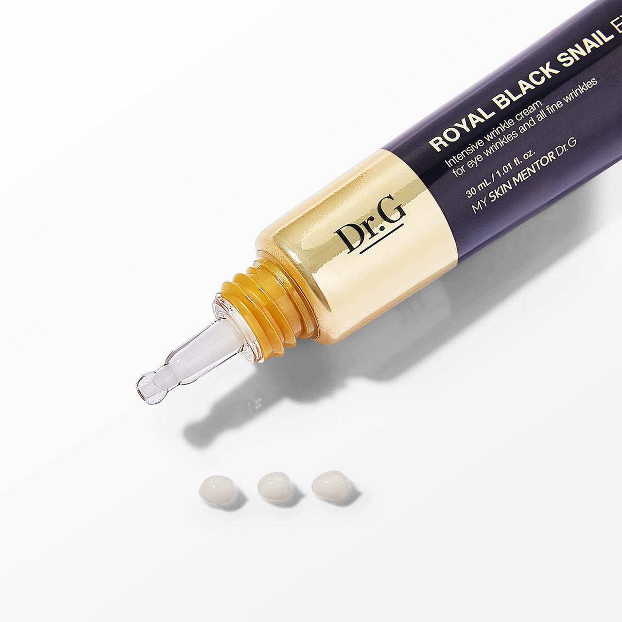Dr.G Royal Black Snail Korean Eye Cream for Dark Circles Under Eye Treatment, 30ml - Korean Eye Serum, Korean Skin Care Eye Cream Anti Aging, Korean Under Eye Cream Korean, Korean Skincare, Kbeauty