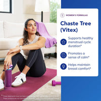 Thumbnail for Pure Encapsulations Chaste Tree (Vitex) - Supports Menstrual Cycle Regularity - for Breast Comfort* - Women's Supplement - Hormonal Balance Support - Non-GMO & Vegan - 120 Capsules
