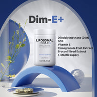 Thumbnail for Codeage Liposomal DIM Supplement - 4 Months Supply of DIM Vitamins and SGS, Pomegranate, Broccoli, Vitamin E Isomers Tocopherols Alpha Beta Gamma Delta - Liposomal Formula - Gluten-Free - 120 Capsules