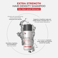 Thumbnail for DS Labs Revita Extra Strength Shampoo, 205mL – Scalp First Cleanse for Fuller, Thicker Looking Hair, Lightweight Hydration, Sulfate Free, Color Safe, For Men & Women