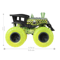 Thumbnail for Hot Wheels Monster Trucks Set, 1 Toy Truck in 1:64 Scale & 1 Crushable Car, Vehicle Play for Kids & Collectors (Styles May Vary)