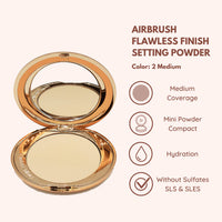 Thumbnail for Charlotte Tilbury Airbrush Flawless Finish Skin Perfecting Micro Powder MEDIUM