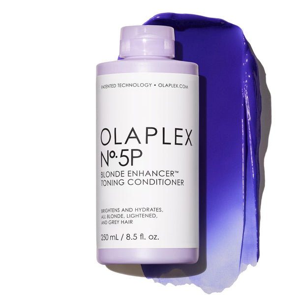 Olaplex Nº. 5P Blonde Enhancer Purple Toning Conditioner: Neutralizes Brassiness & Strengthen | Repairs Damages & Hydrates Hair | For Coily, Curly, Straight, and Wavy, 250 mL / 8.5 Fl Oz