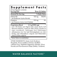 Thumbnail for Michael's Health Naturopathic Programs Water Balance Factors - 90 Vegetarian Tablets - Helps Balance Fluid Levels - With Potassium & Vitamin B6 - Gluten Free, Kosher - 30 Servings