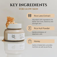 Thumbnail for Beauty of Joseon Ground Rice and Honey Glow Mask Pore Sebum Care for Dry Sensitive Skin Korean Skin Care 150ml, 5.07 fl.oz