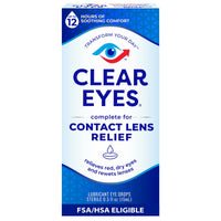 Thumbnail for Clear Eyes Contact Lens Relief Eye Drops, 0.5 Fl Oz