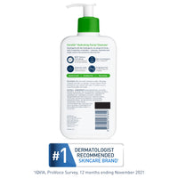 Thumbnail for CeraVe Hydrating Facial Cleanser, Moisturizing Face Wash For Dry Skin, Hyaluronic Acid + Ceramides + Glycerin, Hydrating Cleanser For Normal To Dry Skin, National Eczema Association Certified