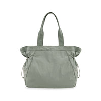Thumbnail for ODODOS 18L Side-Cinch Shopper Bags Lightweight Shoulder Bag Tote Handbag for Shopping Workout Beach Travel, Grey
