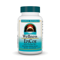 Thumbnail for Source Naturals Wellness EpiCor with Vitamin D-3 for Heightened Immune Defense* - 60 Capsules