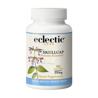 Thumbnail for Eclectic Herb - Skullcap Capsules | Natural Sleep, Calm & Relaxation Support | Herbal Supplement | Vegan, Non-GMO, Gluten Free, Raw, Freeze-Dried (90 CT | 350 mg)