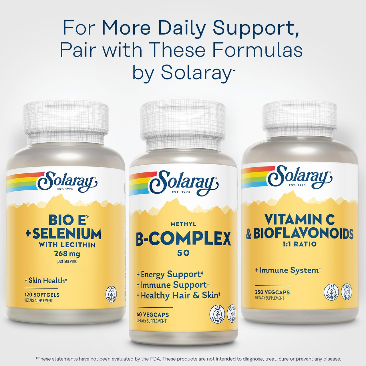 Solaray Bio E with Selenium Supplement, 400iu, 120 Count